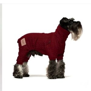 2 Fitwarm dog TURTLENECK KNITTED
SWEATER PAJAMAS